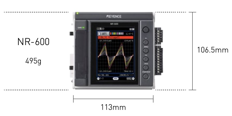 キーエンス マルチ入力データロガー NR-600 専用端子台 OP-24423 